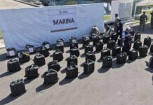 Mexican Navy Seizes 1.5 Tons of Cocaine Off the Coast of Chiapas