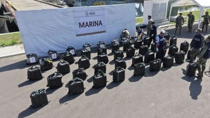 Mexican Navy Seizes 1.5 Tons of Cocaine Off the Coast of Chiapas