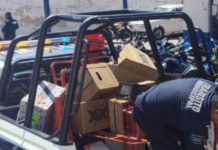 Inter-institutional operation clears public roads and strengthens traffic order in San Cristóbal
