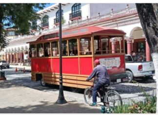 Tourist Trams Roll Out in San Cristóbal de las Casas for Summer Vacation Season